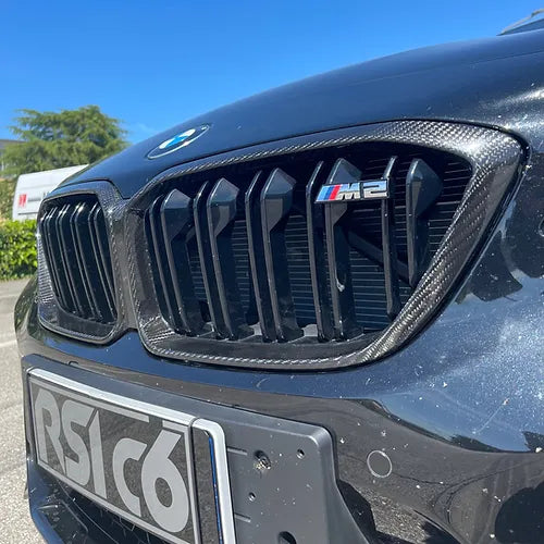 BMW F87 M2C Pre-Preg Carbon Fiber Front Grille - Empero Designs M Performance Style