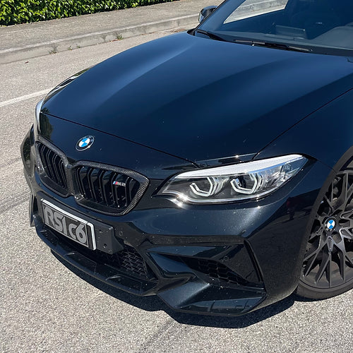 BMW F87 M2C Pre-Preg Carbon Fiber Front Grille - Empero Designs M Performance Style