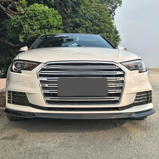 Audi 8V A3 Hatchback Standard FL Carbon Fiber Front Splitter