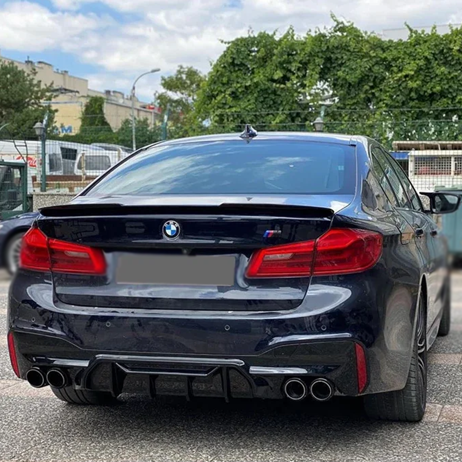 BMW G30 Gloss Black Rear Diffuser