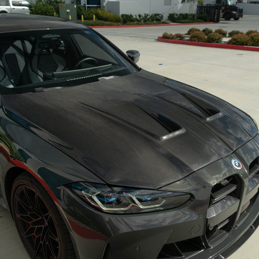 BMW Pre-Pregged Carbon Fiber TOPSTH Designs Hood for G80 M3 & G82 M4