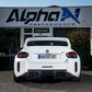 BMW Pre-Pregged Carbon Fiber Alpha-N Style Rear Spoiler for G87 M2 / G42 2 Series
