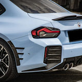 BMW G87 M2 Pre-Preg Carbon Fiber Rear Bumper Trim - M Performance Style