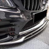 Mercedes W205 C63 Carbon Fiber Front Splitter - Brabus Style