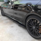 Mercedes W205 Carbon Fiber Side Skirts - TOPSTH Designs