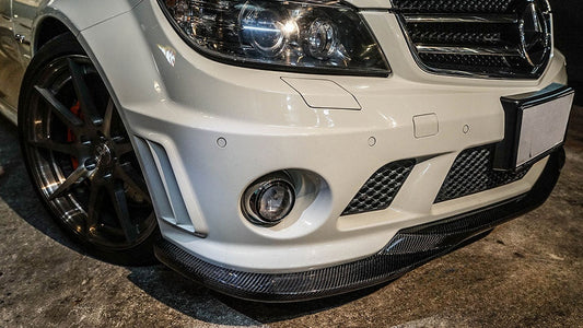 Mercedes Carbon Fiber GodHand Style Front Splitter for W204 C63 PFL