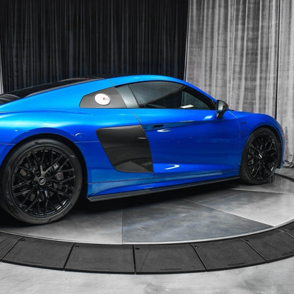 Audi R8 Gen 2 PFL Carbon Fiber Side Skirts - TOPSTH Designs