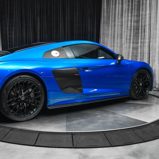 Audi R8 Gen 2 PFL Carbon Fiber Side Skirts - TOPSTH Designs