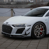 Audi Pre-Preg Carbon Fiber GT Style Front Canards for R8 Gen 2 FL