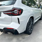BMW G01 LCI Rear Bumper Spat/Canards | X3 M Sport Splitters