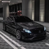Mercedes W213 Carbon Fiber Hood - IMP Style