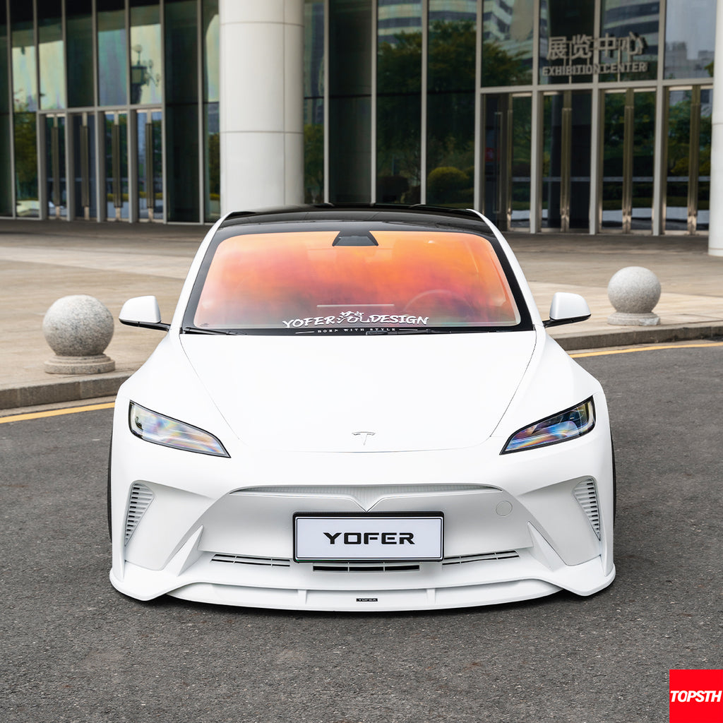 Tesla Model 3 (2024+) Yofer PP Injection-Molded Replacement Front Bumper for Custom Style & Perfect Fit