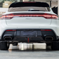 Porsche Macan 2022-2023 Pre-Preg Carbon Fiber Rear Diffuser with LED