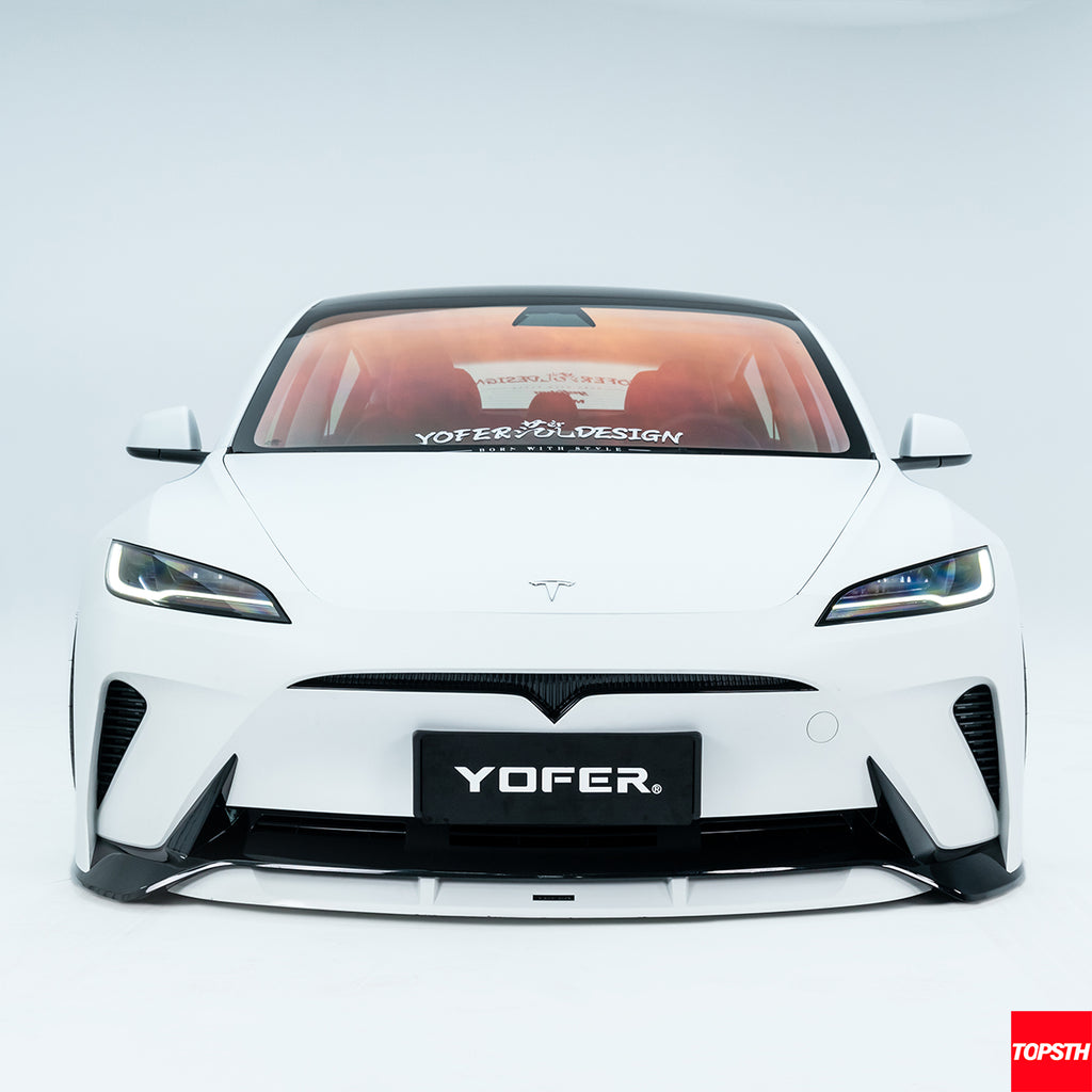 Tesla Model 3 (2024+) Yofer PP Injection-Molded Replacement Front Bumper for Custom Style & Perfect Fit