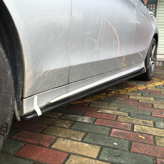 Mercedes Carbon Fiber JCS Style Side Skirts for W205 Sedan