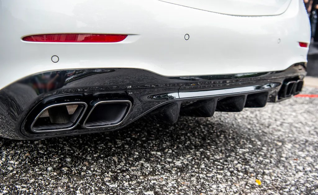 Mercedes C63S AMG Style Rear Diffuser for W206 Sedan & Wagon