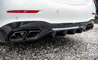 Mercedes C63S AMG Style Rear Diffuser for W206 Sedan & Wagon