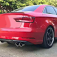 Audi 8V A3 Standard Carbon Fiber Rear Diffuser