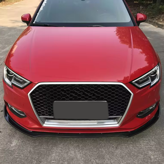 Audi Carbon Fiber RS Style Front Splitter for 8V A3 Sedan Standard FL