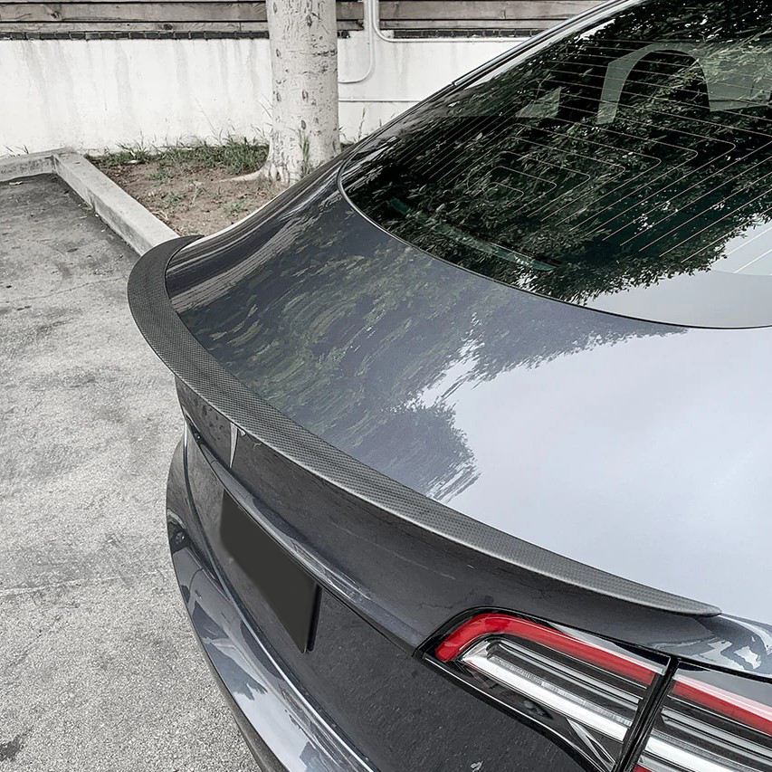 Tesla Carbon Fiber Performance Style Front Splitter for Model 3 2016-2023