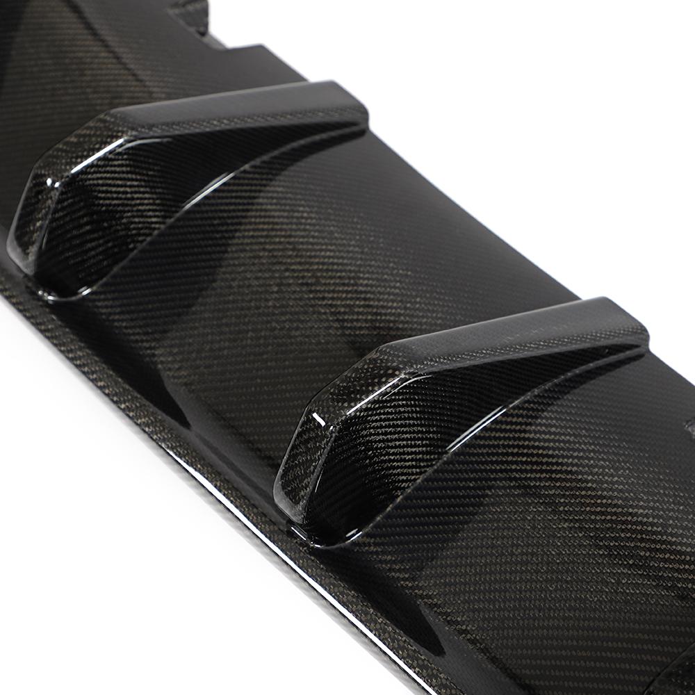 Volkswagen Carbon Fiber EEA Designs Rear Diffuser for Golf MK8R (2020+)