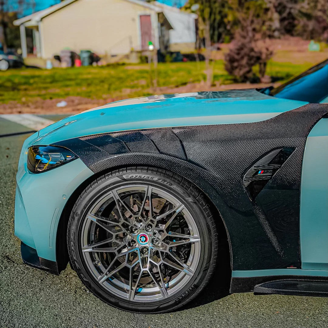 BMW Carbon-Kotflügel vorn für G80 M3 &amp; G82 M4 (2020+)