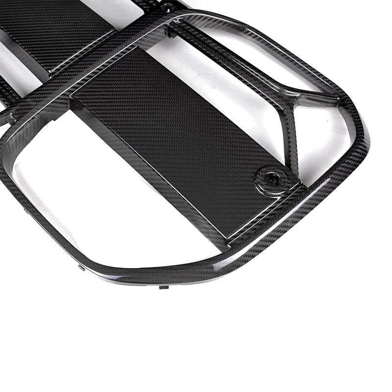 Parrilla delantera estilo CSL de fibra de carbono preimpregnada de BMW para la Serie 4 G22 (2020+)