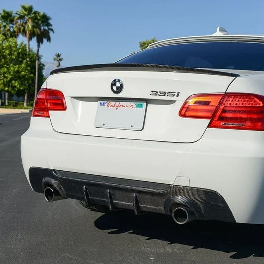 BMW Carbon Fiber Topsth Designs V2 Rear Diffuser for E92 Coupe (2008-2013)