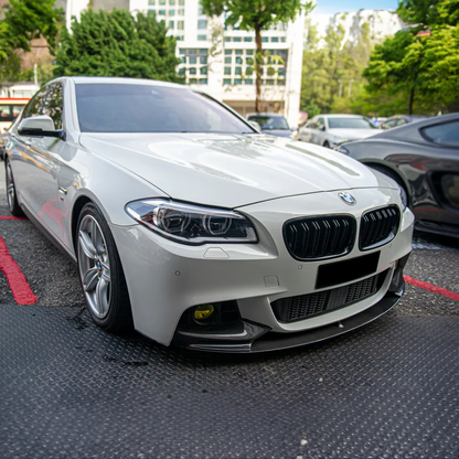 Divisor delantero BMW de fibra de carbono estilo M Performance para F10 