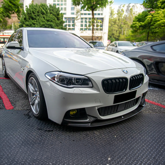 Divisor delantero BMW de fibra de carbono estilo M Performance para F10 