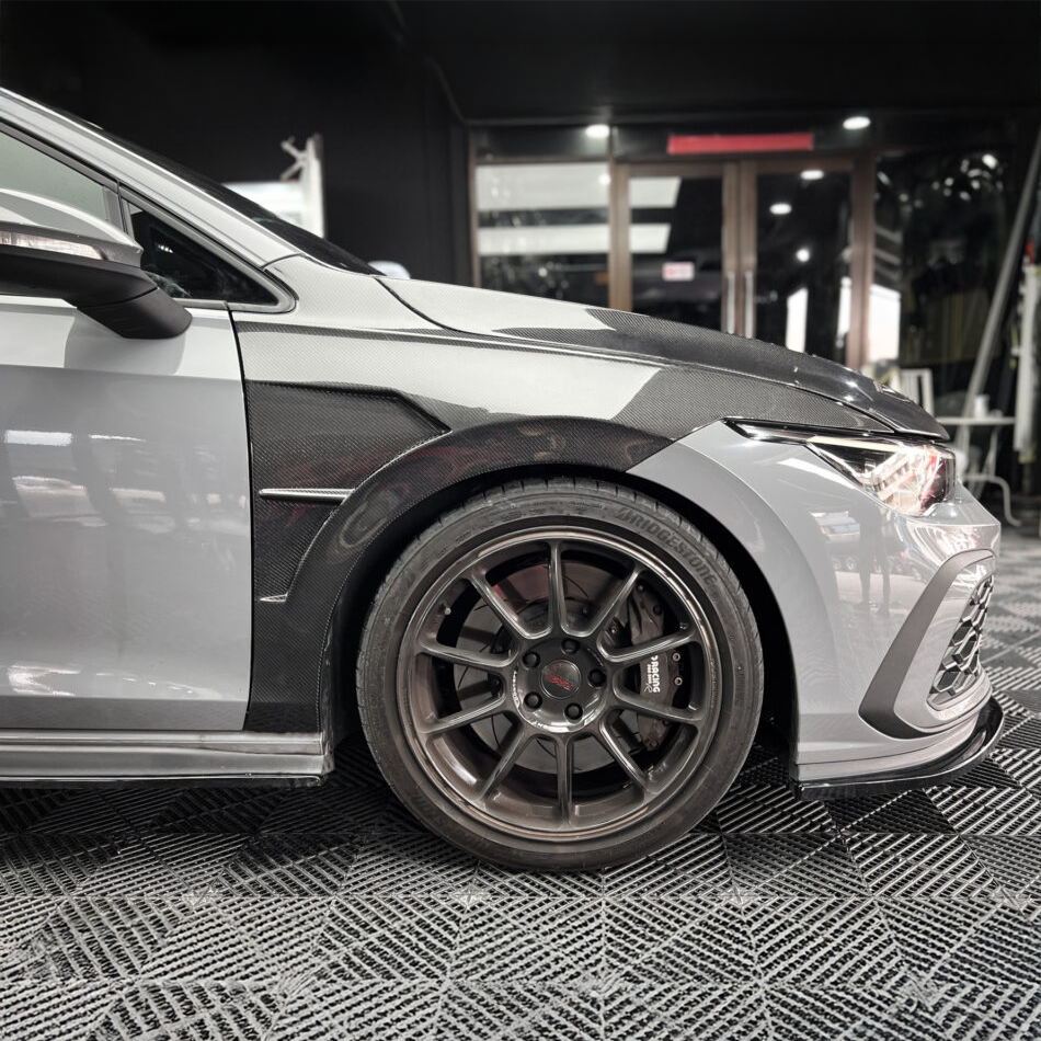 Volkswagen Golf MK8 PFL Carbonfaser-Kotflügel vorn - TOPSTH Designs