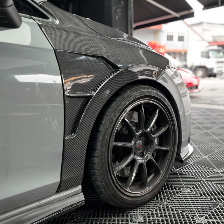 Volkswagen Golf MK8 PFL Carbonfaser-Kotflügel vorn - TOPSTH Designs