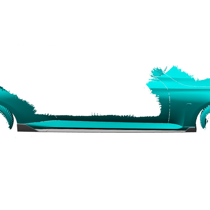 BMW Carbon Fiber TOPSTH Designs Side Skirts for G42