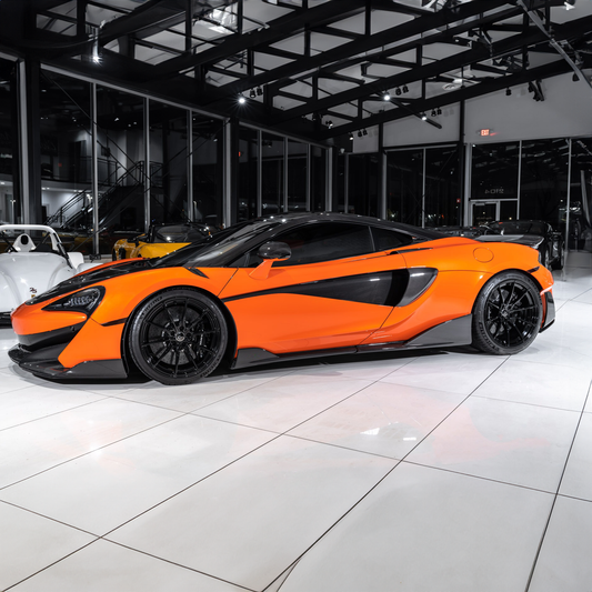 McLaren Pre-Pregged Carbon Fiber 600LT Style Side Skirts