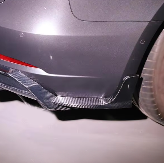 Tesla Carbon Fiber TOPSTH Designs Rear Bumper Spats for Model 3 2016-2023