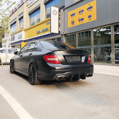 Mercedes W204 C63 Carbon Fiber TOPSTH Style Heckdiffusor