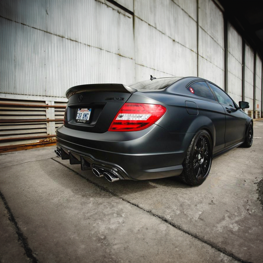 Mercedes W204 C63 Carbon Fiber TOPSTH Style Rear Diffuser