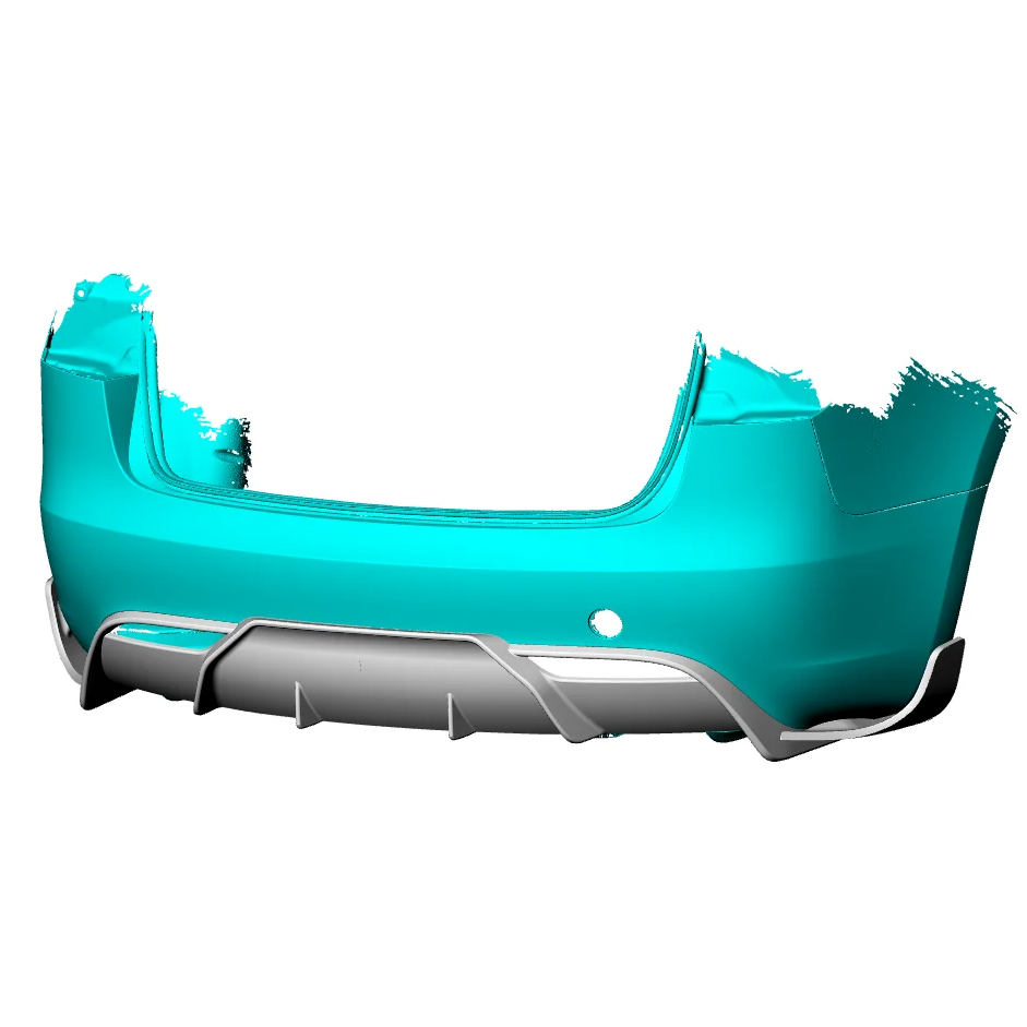 Tesla Pre-Pregged Carbon Fiber Topsth Designs Rear Diffuser for Model 3 (2024+)