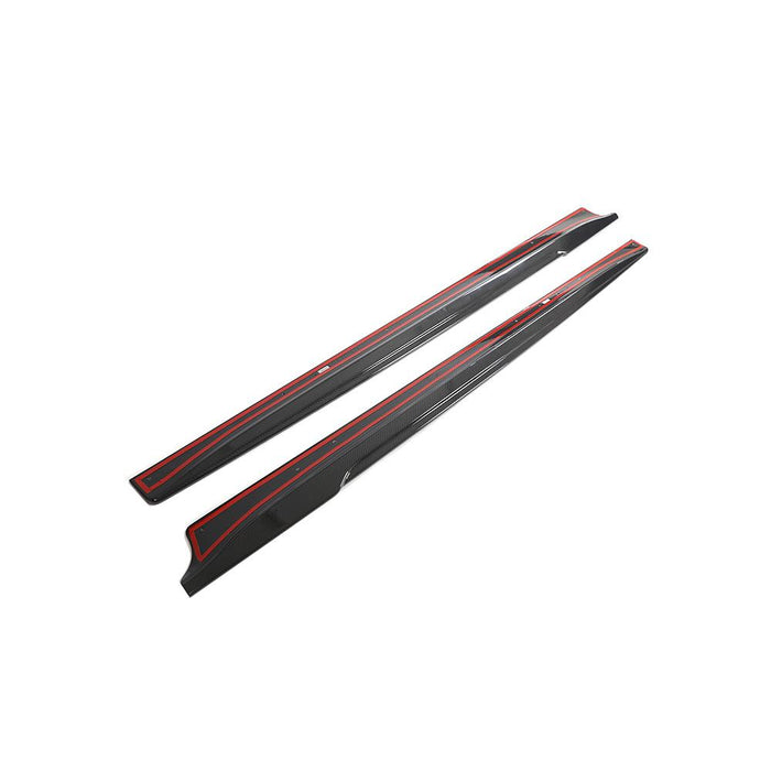 Tesla Pre-Pregged Carbon Fiber Topsth Designs Side Skirts for Model 3 (2024+)