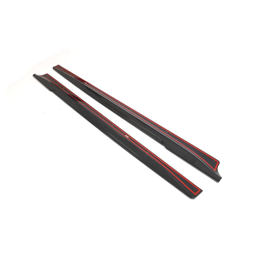 Tesla Pre-Pregged Carbon Fiber Topsth Designs Side Skirts for Model 3 (2024+)