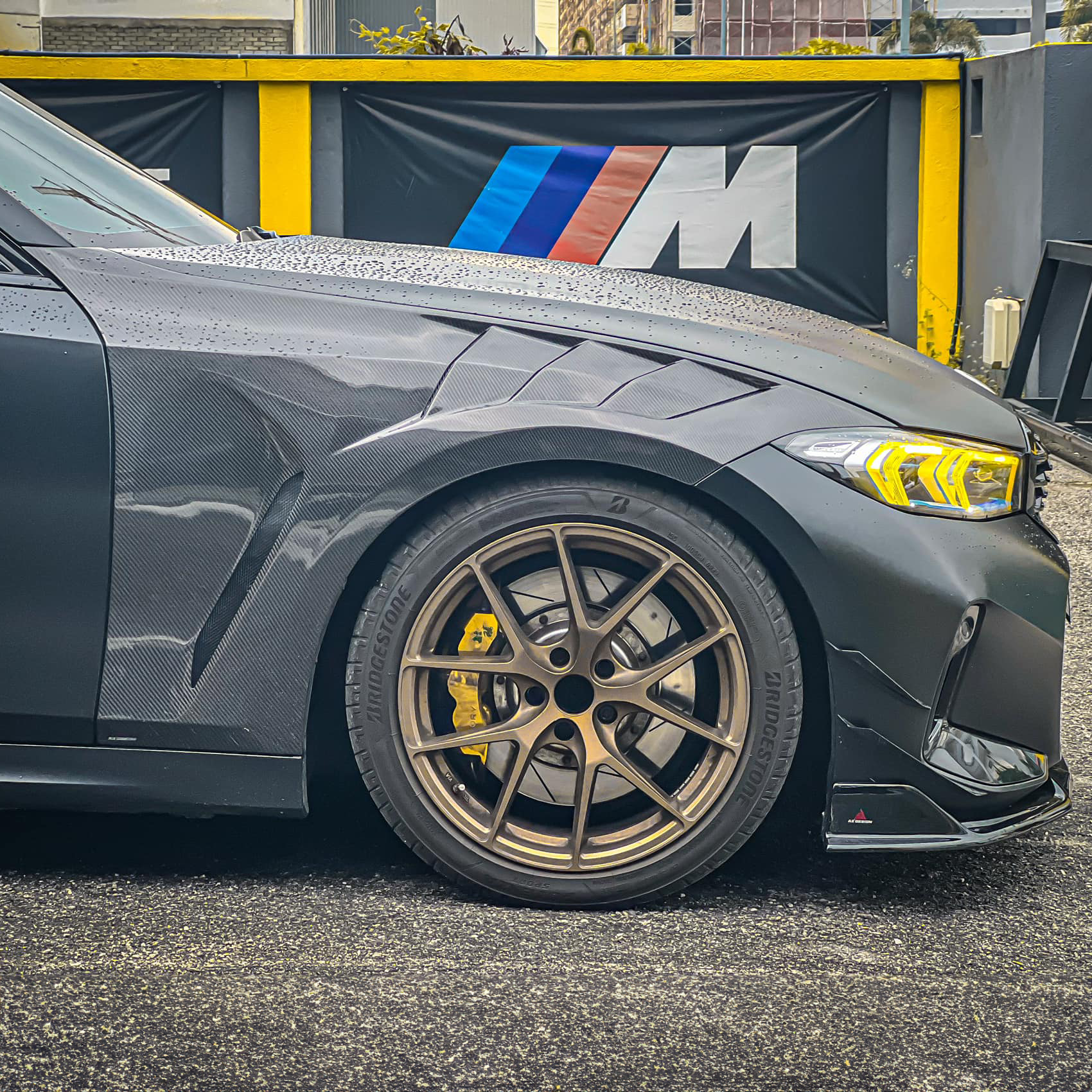 BMW Carbon Fiber AE Style Front Fenders for G20 (2019-2025)