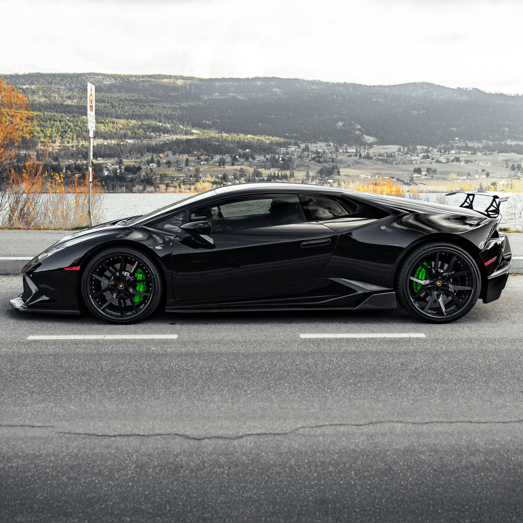 Lamborghini Pre-Preg Carbonfaser-Seitenschweller im Vorsteiner-Stil für Huracan LP580 LP610