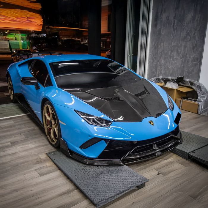Lamborghini Huracan LP580 & LP610 Pre-Preg Carbon Fiber Hood - Vorsteiner Style