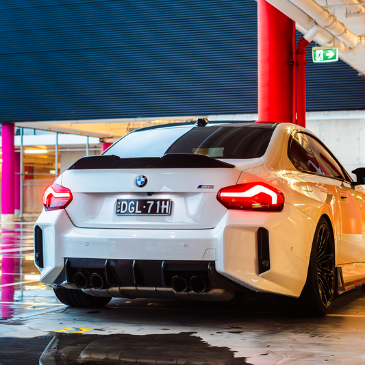 BMW M Performance Style Pre-Preg Carbon Fiber Rear Spoiler for G42 G87 M2