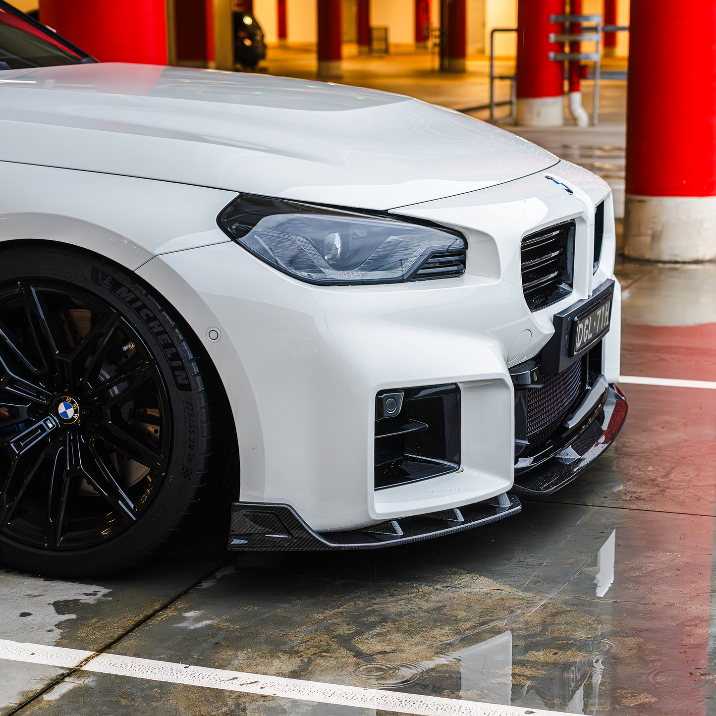 BMW Pre-Preg Carbon Fiber TOPSTH Designs Front Splitter for G87 M2