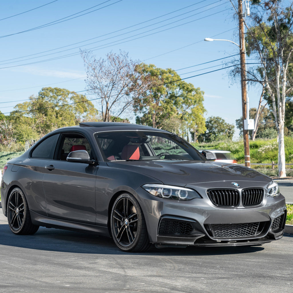 BMW F22 Carbon Fiber Front Splitter - M Performance Style