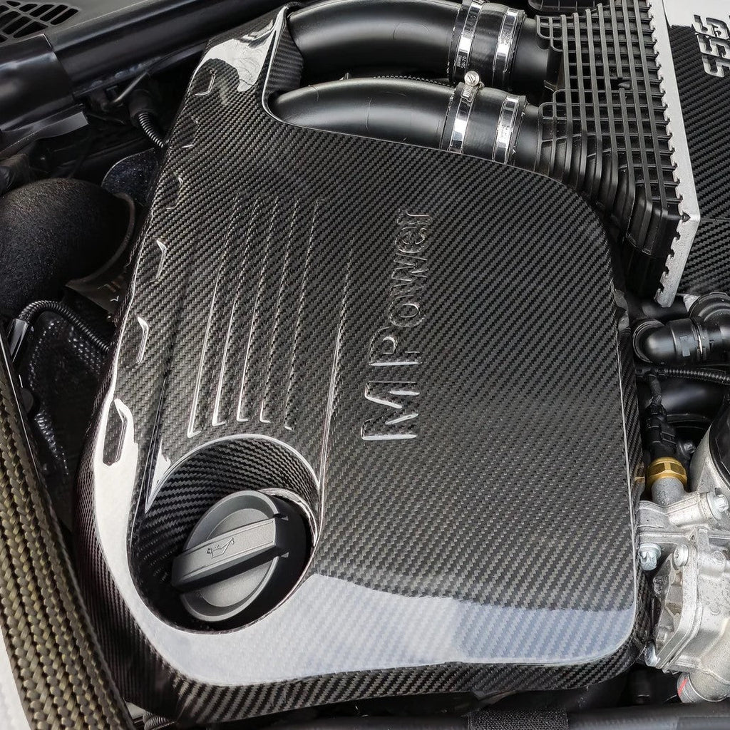 BMW Carbon Fiber Engine Cover for F80 M3 & F82 M4 & F87 M2