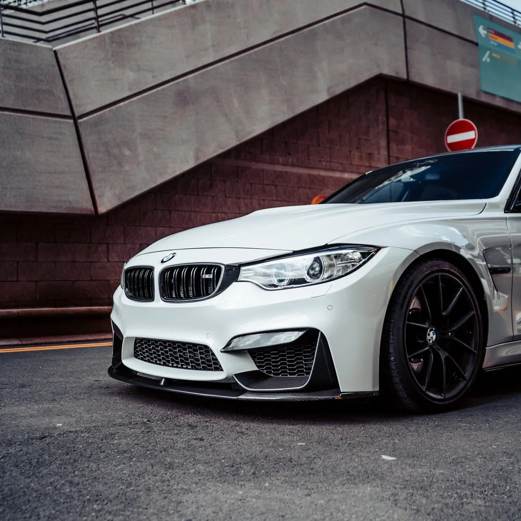 BMW F80 M3 & F82 M4 Carbon Fiber Front Splitter - M Performance Style