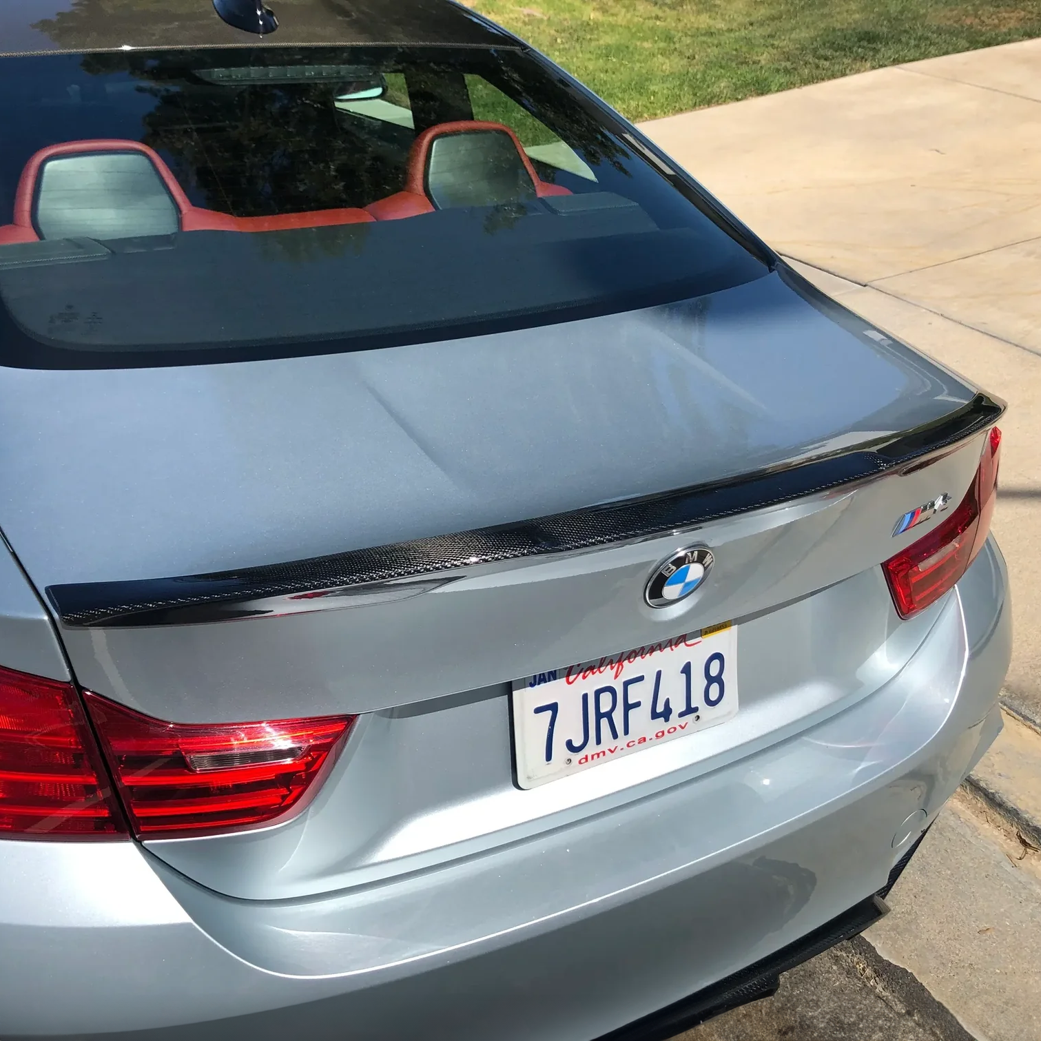BMW Carbon Fiber M4 Style Rear Spoiler for F82 M4 (2014-2020)