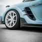 Porsche TAKD V2 Pre-Preg Carbon Fiber Side Skirts for 718 Cayman & Boxter
